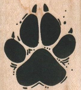 Animal FootPrint 1 1/2 x 1 3/4-0