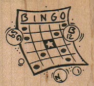 Bingo Card 2 x 1 3/4