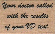 Your Doctor Called With 1 x 1 1/4