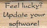 Feel Lucky? 3/4 x 1 1/4-0