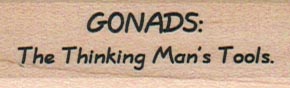 Gonads: The Thinking Man&s 3/4 x 2-0