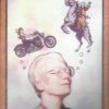 Cowgirl on Horse 1 3/4 x 2 1/2-34027