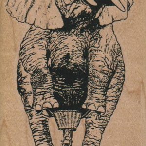 Elephant On Bike 2 3/4 x 5-0