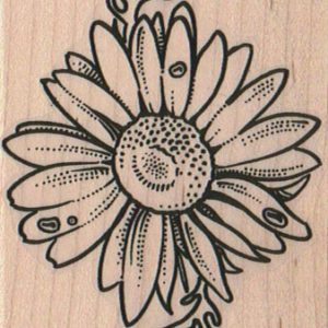 Daisy With Leaves 2 1/2 x 3 1/2-0