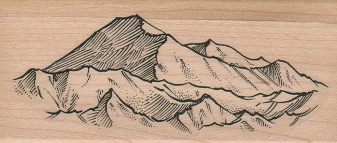 Mountain Peaks 2 1/4 x 4 3/4