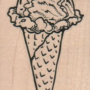 Ice Cream Cone 2 1/4 x 3 1/4-0