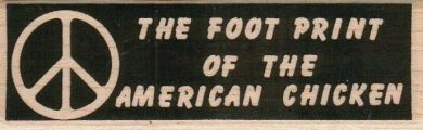 The Foot Print/American 1 1/4 x 3 1/2