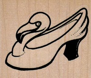 Flamingo Shoe 2 1/4 x 1 3/4-0