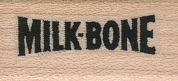 Milk-Bone (Word) 3/4 x 1 1/4