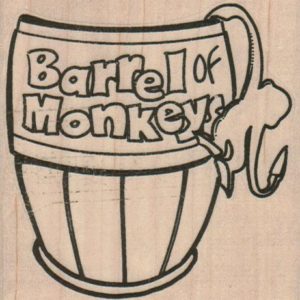 Barrel Of Monkeys 3 1/4 x 3 1/4-0