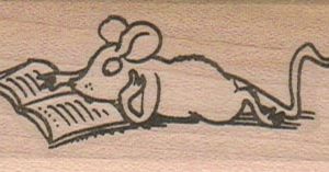Mouse Reading 1 1/4 x 2 1/2-0