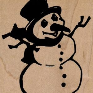 Snowman Smiling 2 3/4 x 3 1/4-0