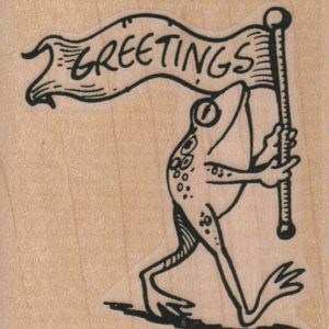 Greetings Frog 2 x 2 1/4-0