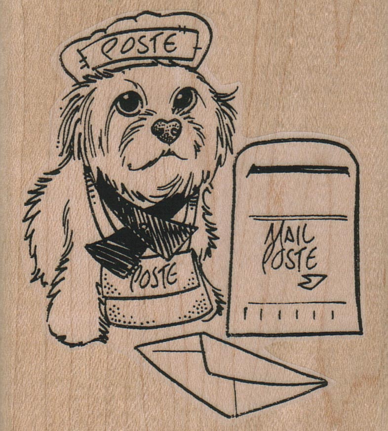 Dog Poste 2 3/4 x 3