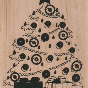 Christmas Tree With Presents 4 1/2 x 6-0