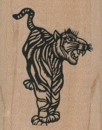 Tiger Snarling 1 1/4 x 1 1/2-0