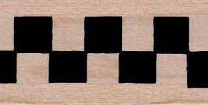 Checkerboard Border 1 1/4 x 6-0