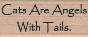 Cats Are Angels 1 x 2 1/4-0