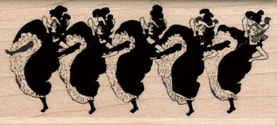 Can Can Dancers Small 1 3/4 x 3 3/4