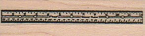 Ruler 3/4 x 2