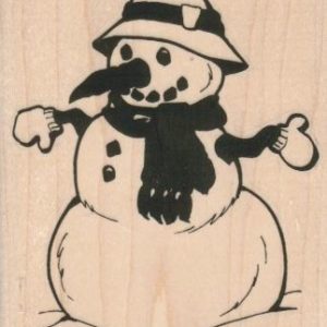 Snowman With Mittens 3 x 3 1/2-0