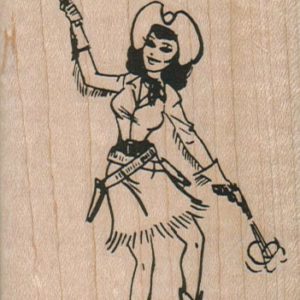 Cowgirl Shooting 2 1/2 x 3 3/4-0