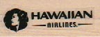 Hawaiian Airlines 3/4 x 1 1/2