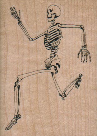 Skeleton Running 2 1/4 x 3