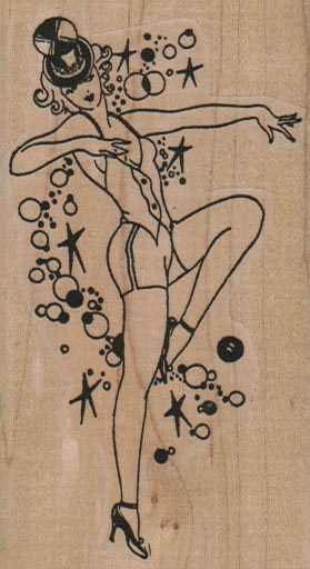 Dancer In Bubbles 2 x 3 1/2