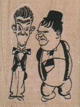 Laurel And Hardy 1 1/4 x 1 1/2