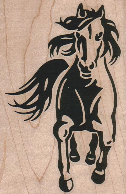 Horse Face On 3 x 4 1/4