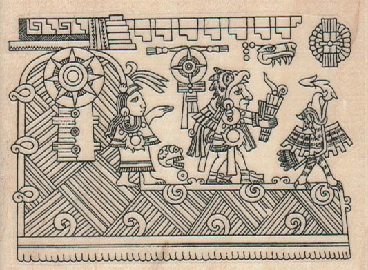 Aztec Panorama 3 3/4 x 2 3/4