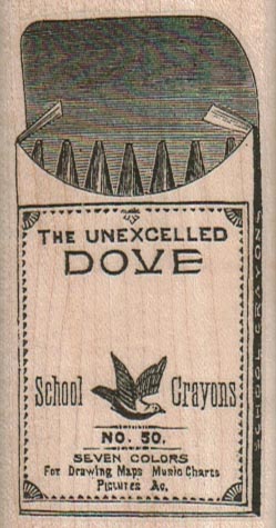 Dove School Crayons 1 3/4 x 3 1/4