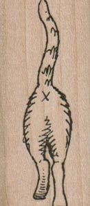 Cat Walking Away 1 x 2 1/4-0