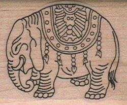 Ceremonial Elephant 1 1/2 x 1 3/4