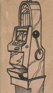 Slot Machine 1 3/4 x 3 3/4-0