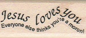 Jesus Loves You 1 x 2 1/4-0