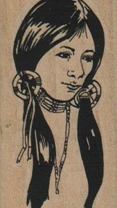 Indian Maiden 1 1/4 x 2 1/4-0