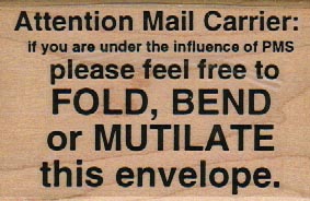 Attention Mail Carrier/PMS 2 x 3
