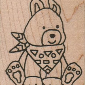 Bear With Kerchief 2 3/4 x 3-0