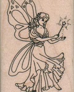 Fairy With Wand/Large 2 1/4 x 3 1/2-0