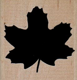 Solid Maple Leaf 1 3/4 x 3 1/4