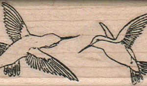 Pair O' Hummingbirds 1 1/4 x 2 1/2-0