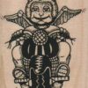 Devil Or Angel On Motorcycle 2 1/4 x 3 1/4-0
