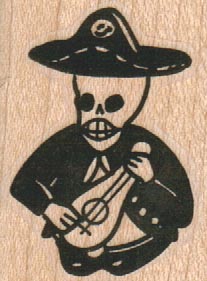 Day Of The Dead Mandolin Player