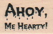 Ahoy Me Hearty 1 x 1 1/4