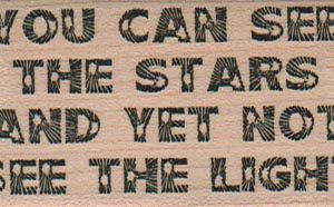 You Can See The Stars 1 1/2 x 2 1/2-0