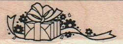 Gift Wrapped Present 3/4 x 1 3/4