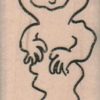 Ghost Face On 1 1/4 x 3-0
