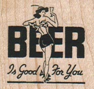 Beer Is Good For You 1 1/2 x 1 1/4